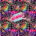 Printed Vinyl - Neon Webs | Printed Vinyl from The Glitter Guy