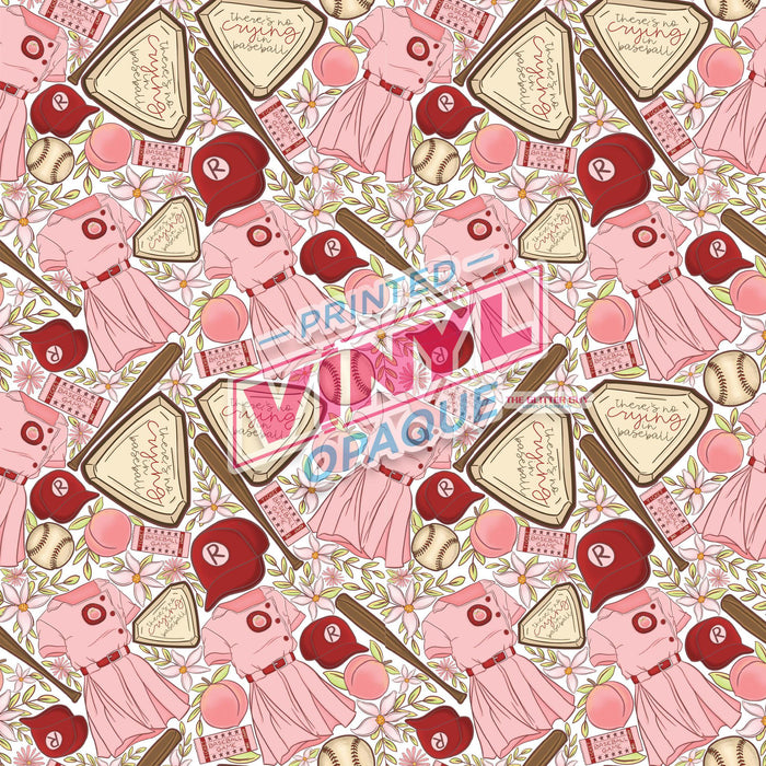 Printed Vinyl - No Crying In Baseball | Printed Vinyl from The Glitter Guy