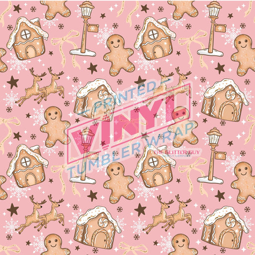 Printed Vinyl - North Pole Pink | Printed Vinyl from The Glitter Guy