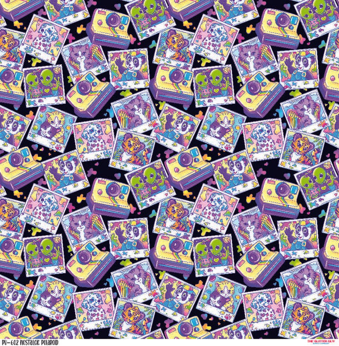 Printed Vinyl - Nostalgic Polaroids | Printed Vinyl from The Glitter Guy