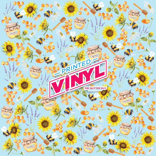 Printed Vinyl - Oh Honey | Printed Vinyl from The Glitter Guy