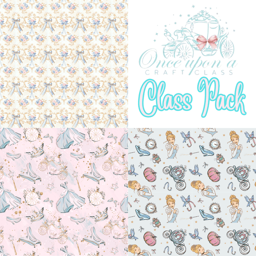 Printed Vinyl - Once Upon A Craft - Class Printed Vinyl Pack | Printed Vinyl from The Glitter Guy