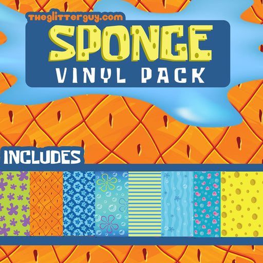 Printed Vinyl Packs - Sponge Pack | Printed Vinyl from The Glitter Guy