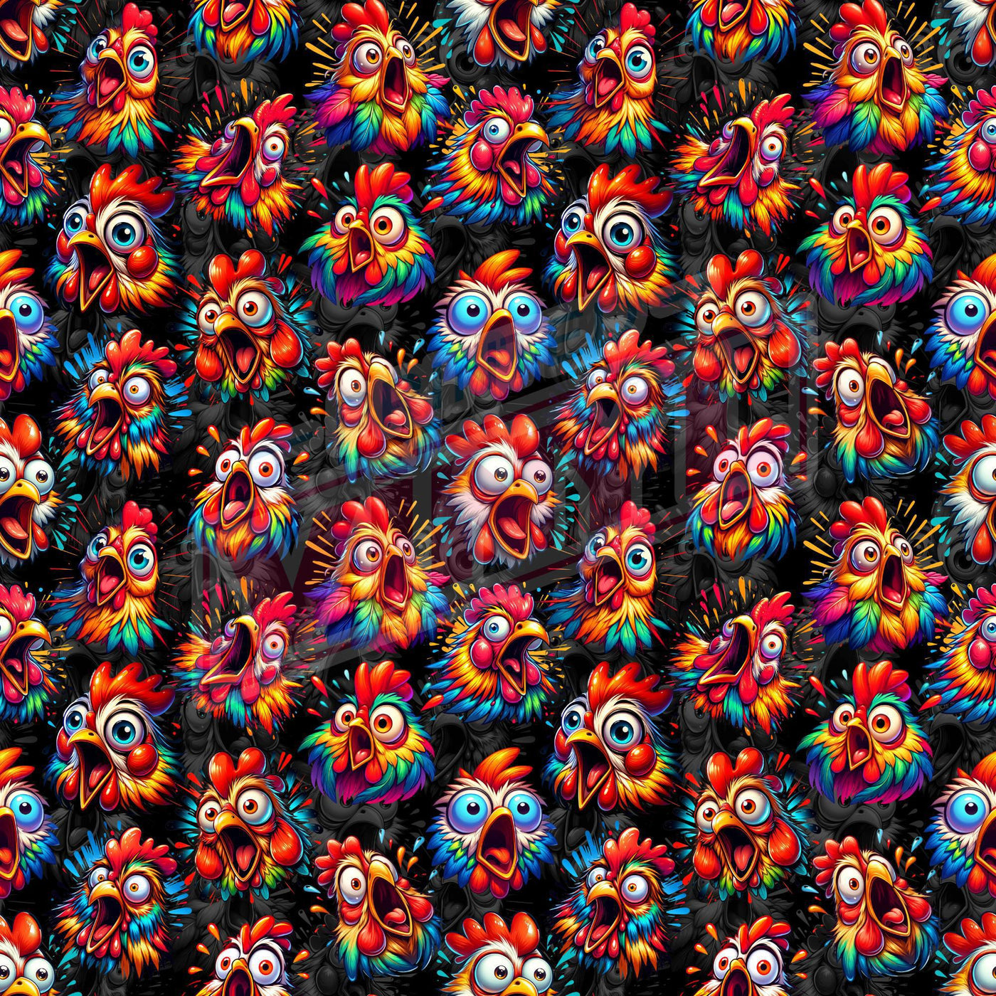 Printed Vinyl - Panic Chicken — The Glitter Guy