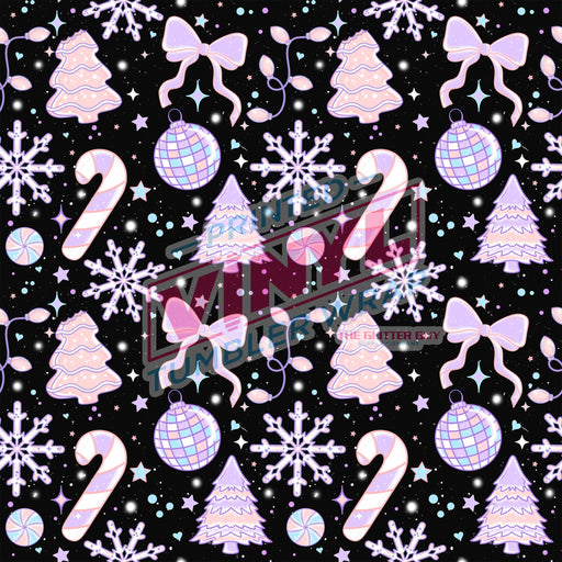 Printed Vinyl - Pastel Disco Winter | Printed Vinyl from The Glitter Guy