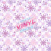 Printed Vinyl - Pastel Snowflakes | Printed Vinyl from The Glitter Guy
