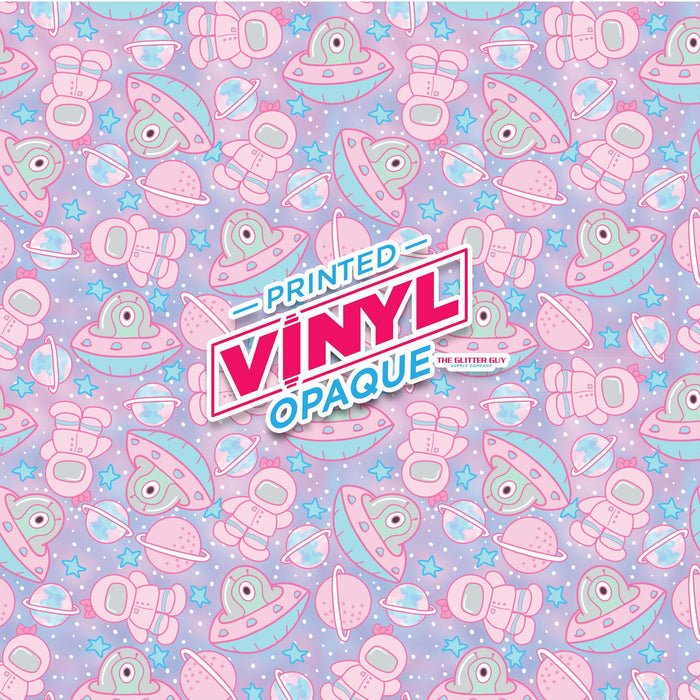 Printed Vinyl - Pastel UFOs | Printed Vinyl from The Glitter Guy