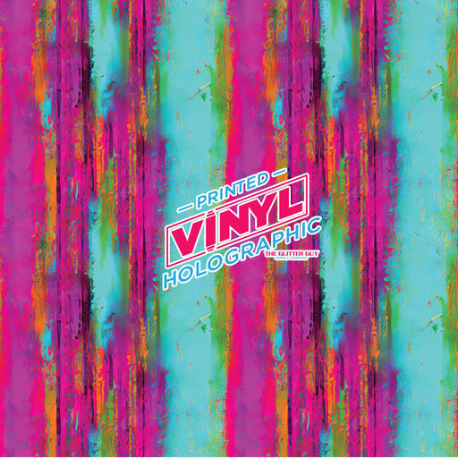 Printed Vinyl - Patina Rainbow | Printed Vinyl from The Glitter Guy