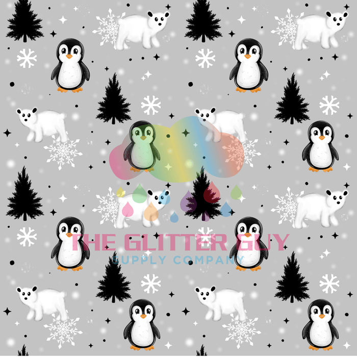 Printed Vinyl - Penguins & Polars | Printed Vinyl from The Glitter Guy
