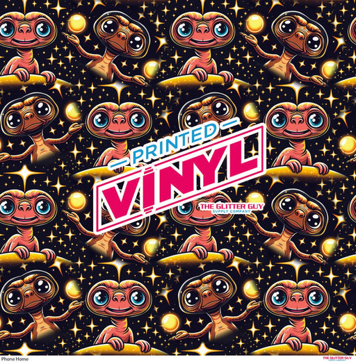 Printed Vinyl - Phone Home | Printed Vinyl from The Glitter Guy