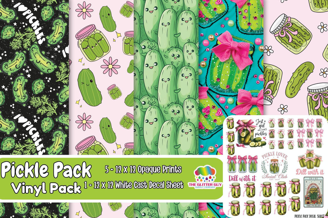 Printed Vinyl - Pickle Pack | Printed Vinyl from The Glitter Guy
