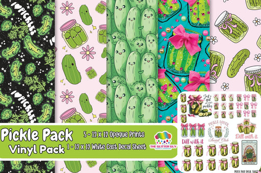 Printed Vinyl - Pickle Pack | Printed Vinyl from The Glitter Guy