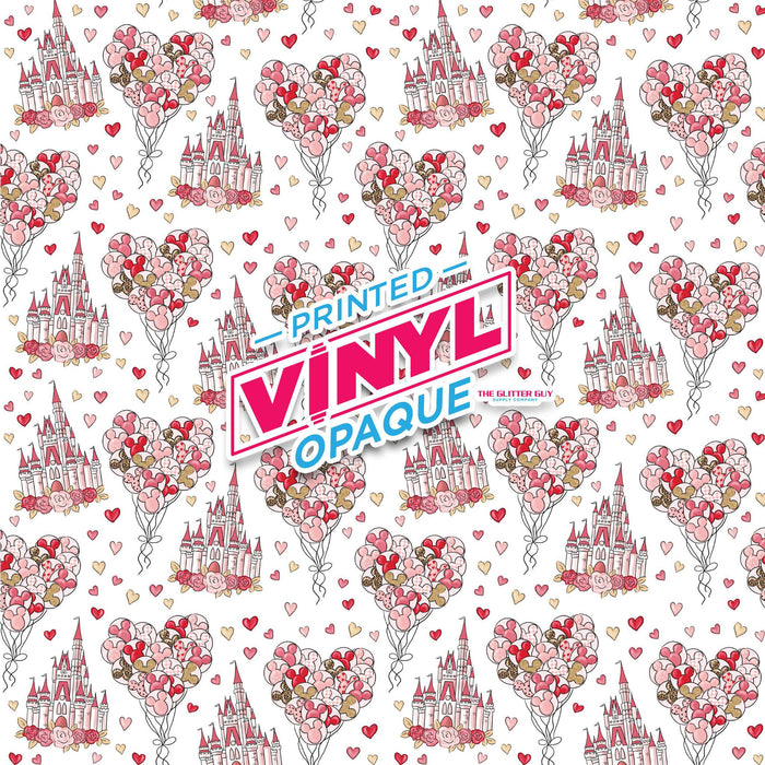 Printed Vinyl - Pink Mouse Balloons | Printed Vinyl from The Glitter Guy