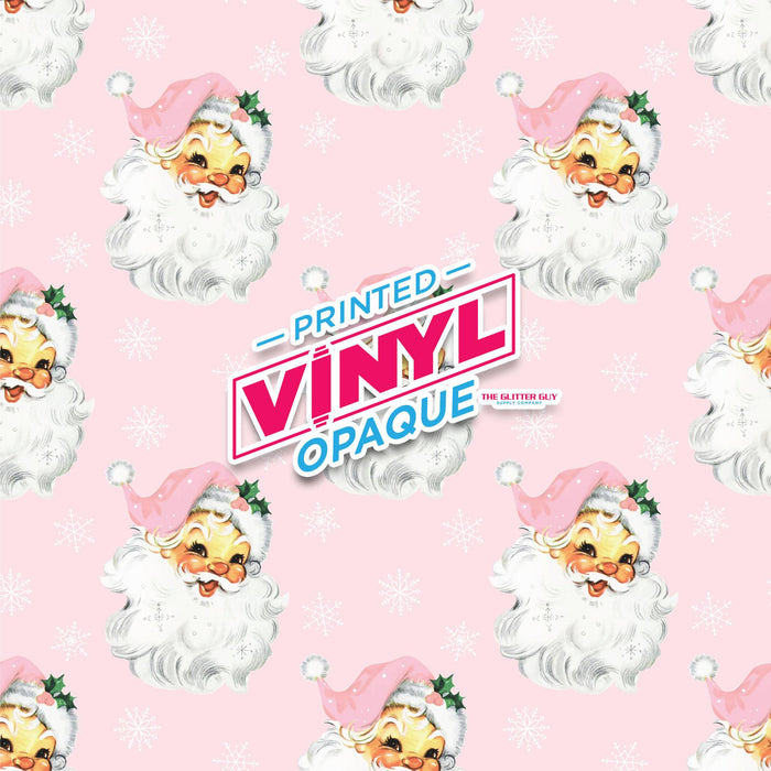 Printed Vinyl - Pink Santa | Printed Vinyl from The Glitter Guy