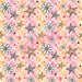 Printed Vinyl - Pink & Yellow Floral Stars | Printed Vinyl from The Glitter Guy