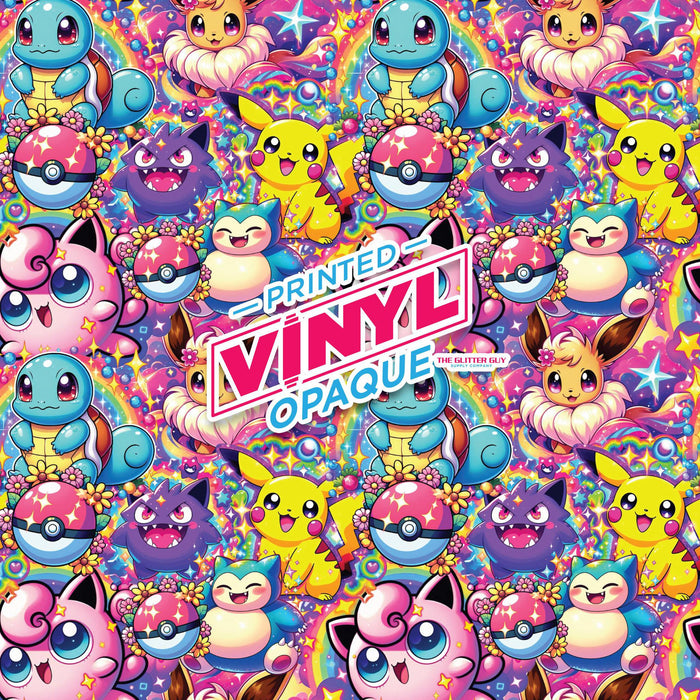 Printed Vinyl - Pocket Monster Vinyl Pack | Printed Vinyl from The Glitter Guy