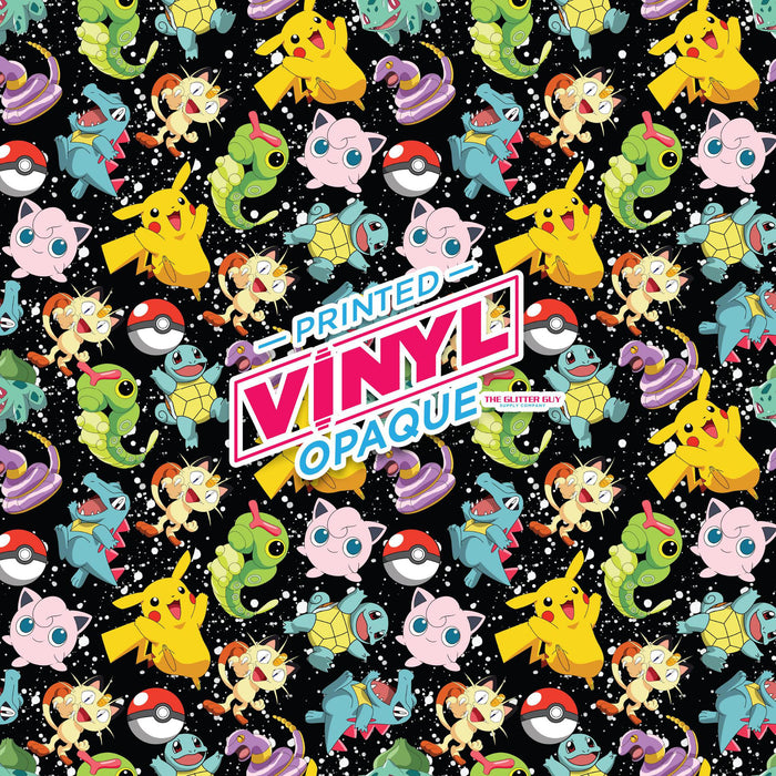 Printed Vinyl - Pocket Monster Vinyl Pack | Printed Vinyl from The Glitter Guy