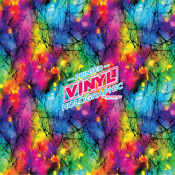 Printed Vinyl - Prism Break - Holographic | Printed Vinyl from The Glitter Guy