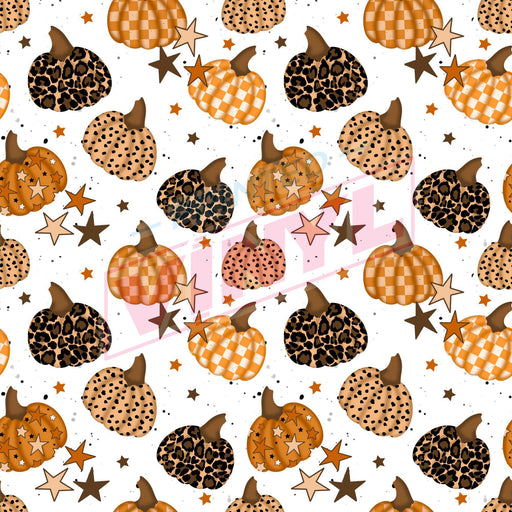 Printed Vinyl - Pumpkins With Patterns | Printed Vinyl from The Glitter Guy