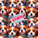 Printed Vinyl - Puppies | Printed Vinyl from The Glitter Guy