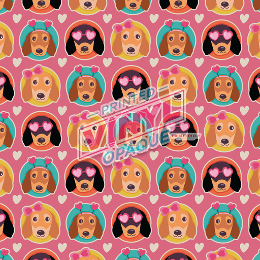 Printed Vinyl - Puppy Love | Printed Vinyl from The Glitter Guy