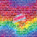 Printed Vinyl - Rainbow Bricks | Printed Vinyl from The Glitter Guy