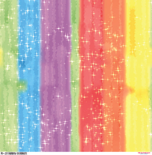 Printed Vinyl - Rainbow Stripes | Printed Vinyl from The Glitter Guy