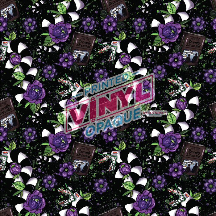 Printed Vinyl - Recently Deceased | Printed Vinyl from The Glitter Guy