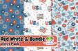 Printed Vinyl - Red White & Bundle | Printed Vinyl from The Glitter Guy