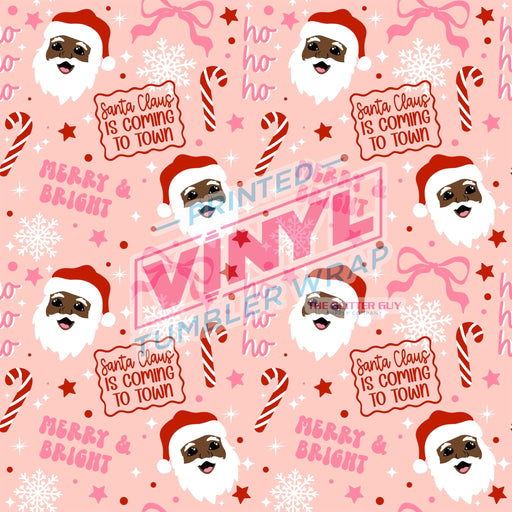 Printed Vinyl - Santa Town 538 | Printed Vinyl from The Glitter Guy