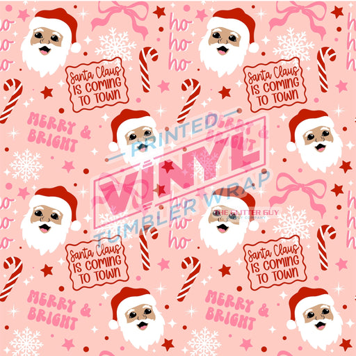 Printed Vinyl - Santa Town 541 | Printed Vinyl from The Glitter Guy