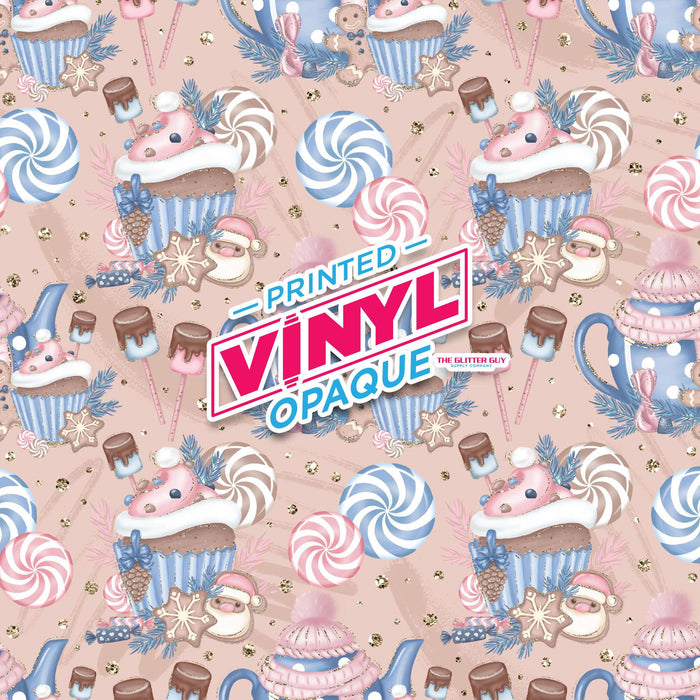 Printed Vinyl - Santa's Sweet Cupcakes | Printed Vinyl from The Glitter Guy