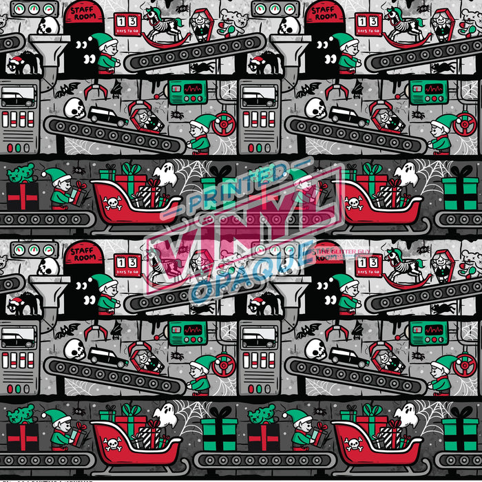 Printed Vinyl - Santa's Workshop | from The Glitter Guy