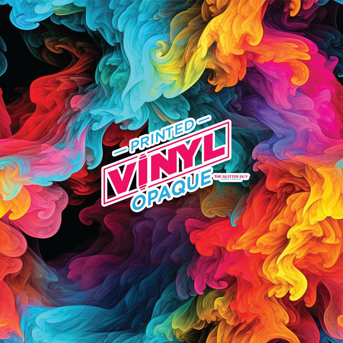Printed Vinyl - Smokey Rainbows | Printed Vinyl from The Glitter Guy