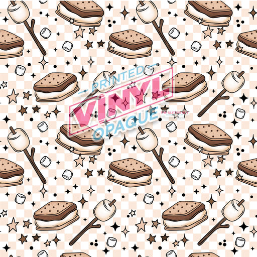 Printed Vinyl - Smores | Printed Vinyl from The Glitter Guy
