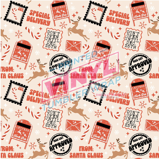 Printed Vinyl - Special Delivery | Printed Vinyl from The Glitter Guy