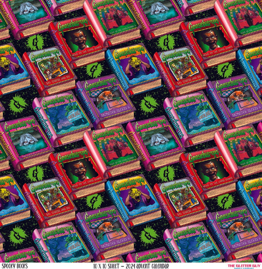 Printed Vinyl - Spooky Books | Printed Vinyl from The Glitter Guy