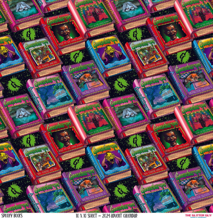 Printed Vinyl - Spooky Books | Printed Vinyl from The Glitter Guy