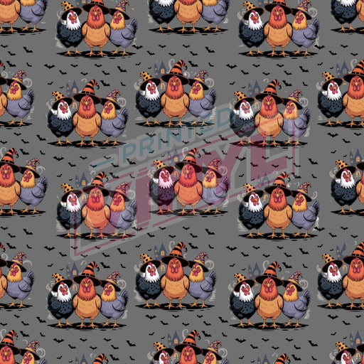 Printed Vinyl - Spooky Chickens | Printed Vinyl from The Glitter Guy