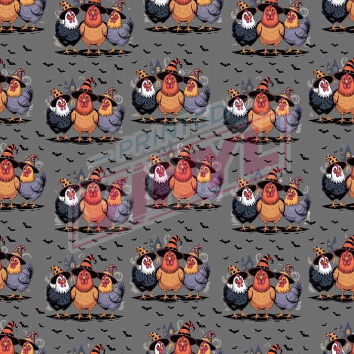 Printed Vinyl - Spooky Chickens | Printed Vinyl from The Glitter Guy