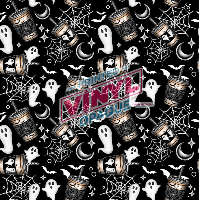 Printed Vinyl - Spooky Coffee | from The Glitter Guy