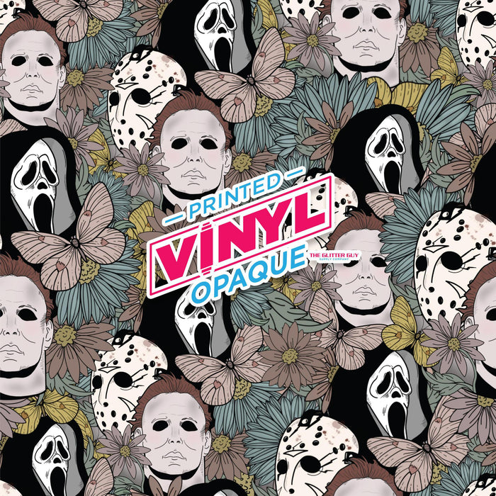 Printed Vinyl - Spooky Floral | Printed Vinyl from The Glitter Guy