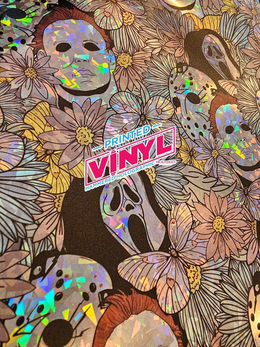 Printed Vinyl - Spooky Floral | Printed Vinyl from The Glitter Guy