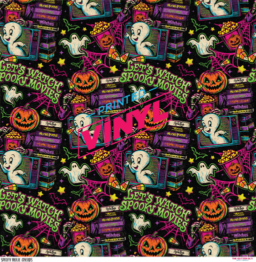 Printed Vinyl - Spooky Movies | Printed Vinyl from The Glitter Guy