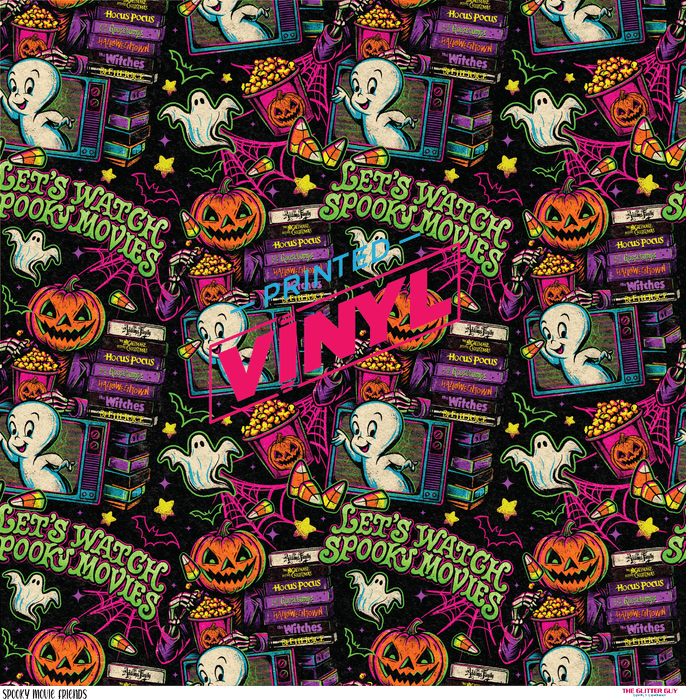 Printed Vinyl - Spooky Movies | Printed Vinyl from The Glitter Guy
