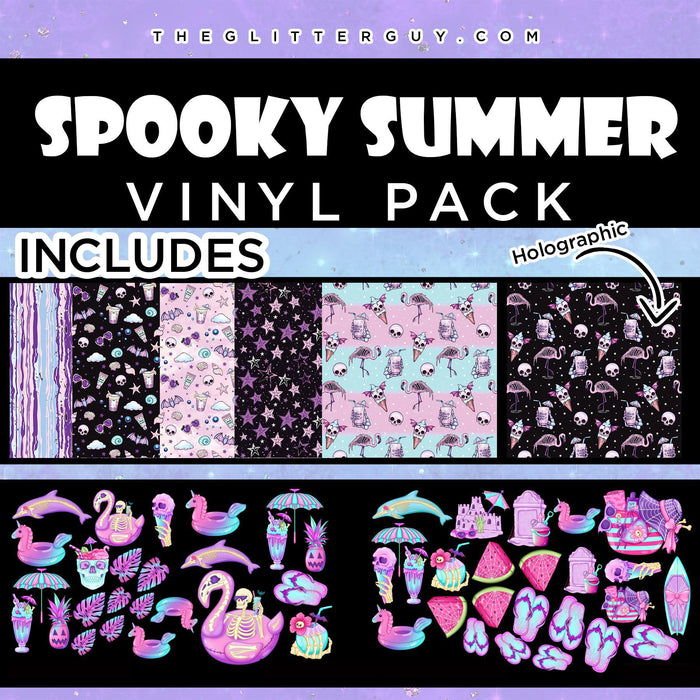 Printed Vinyl - Spooky Summer Pack | Printed Vinyl from The Glitter Guy