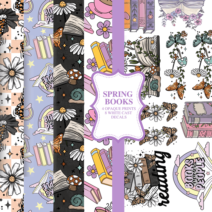 Printed Vinyl - Spring Books Bundle | Printed Vinyl from The Glitter Guy
