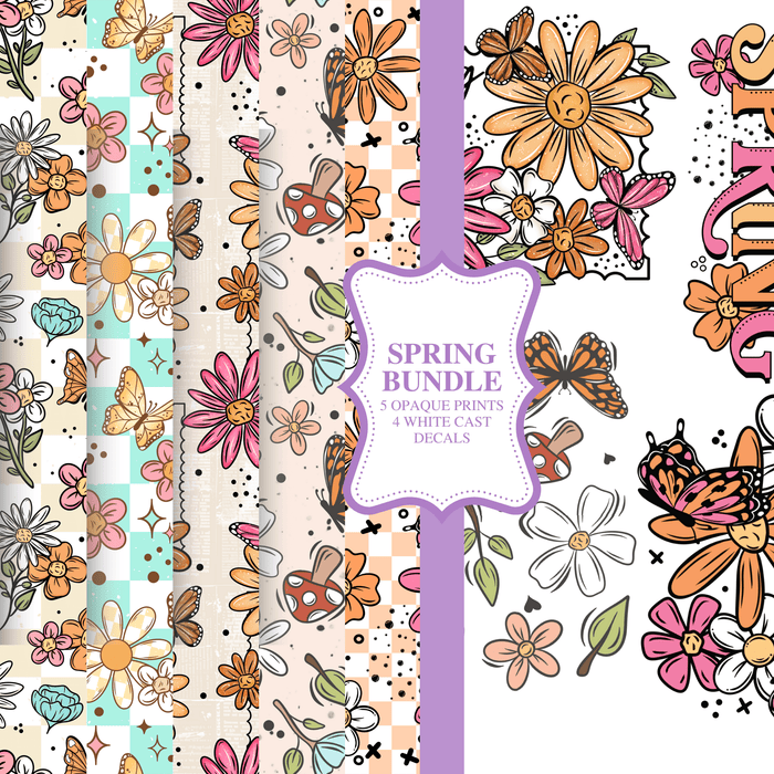 Printed Vinyl - Spring Bundle | Printed Vinyl from The Glitter Guy
