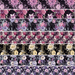 Printed Vinyl Stacked Stripes - Gothic Floral | Printed Vinyl from The Glitter Guy