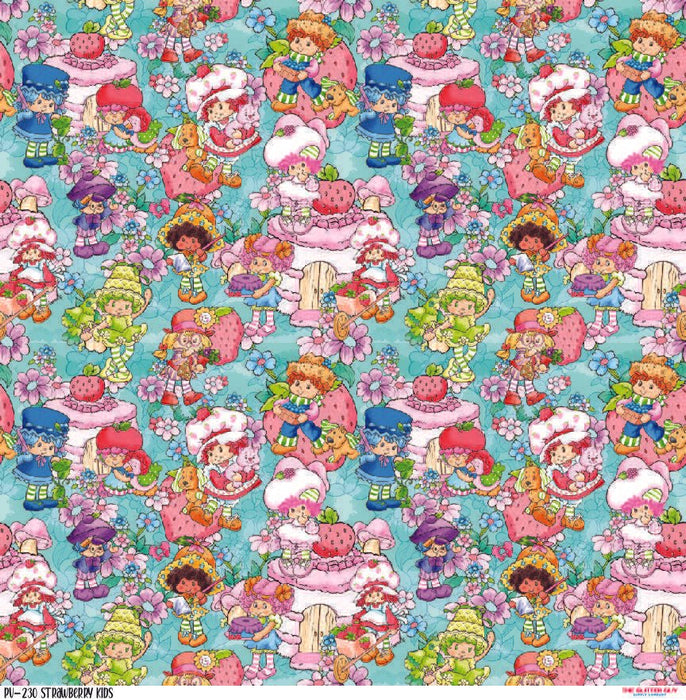 Printed Vinyl - Strawberry Kids | Printed Vinyl from The Glitter Guy